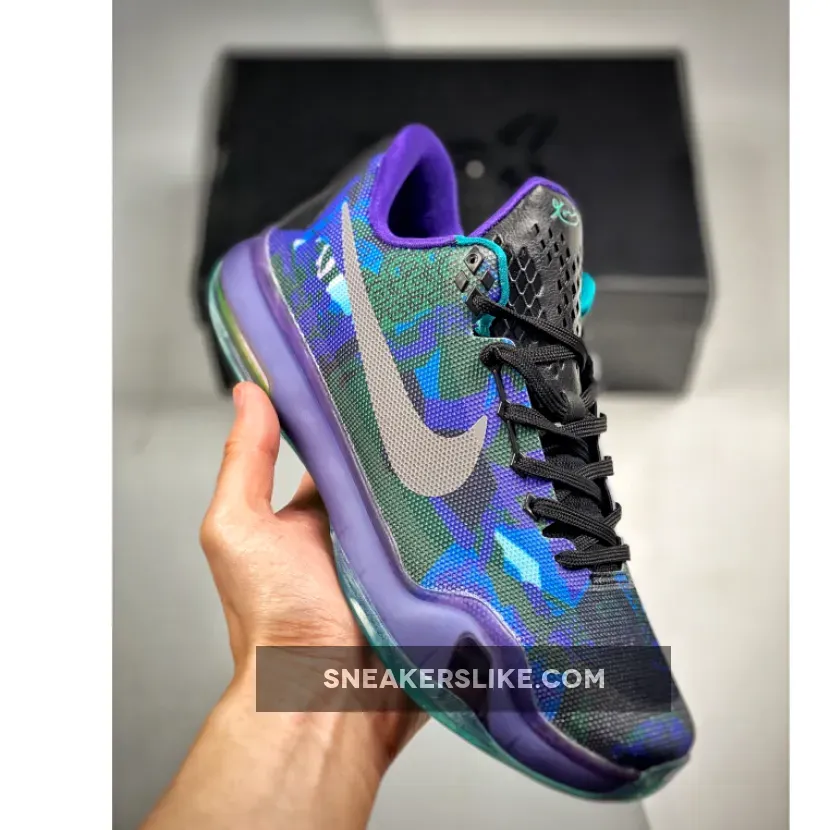 Nike Kobe 10 'Peach Jam' Emerald Glow/Reflect Silver-Purple / peach jam kobe