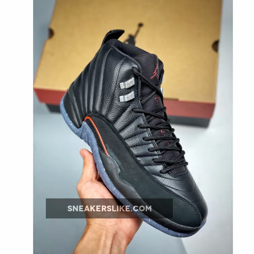 Air Jordan 12 'Utility' Black/Black-Bright Crimson-White DC1062-006 #jordan 12 crimson