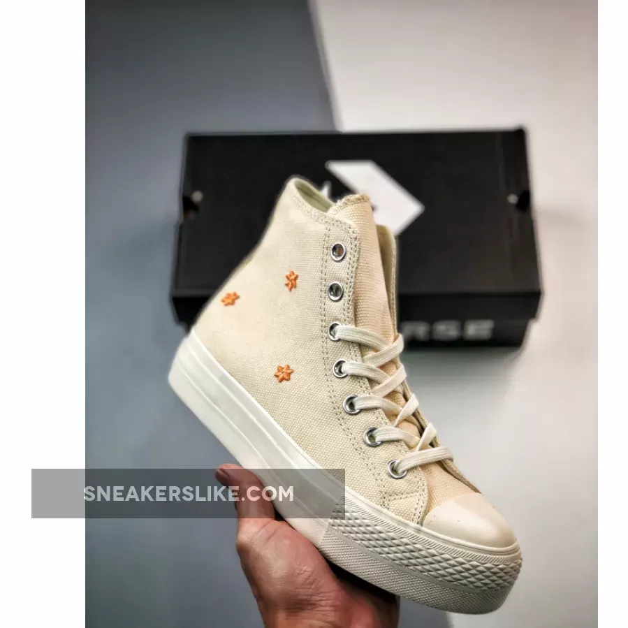 Converse Chuck Taylor Lift High Ivory Peach A05972C New Releases