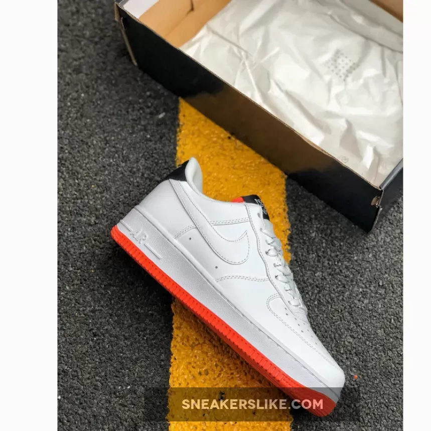 Nike Air Force 1 Low 'NY V NY' White/Black-Orange Peel CJ5848-100 To Buy