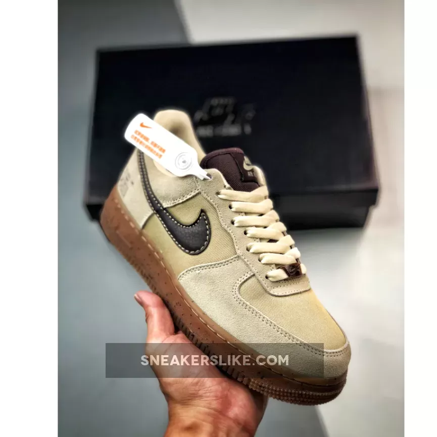 Nike Air Force 1 Low 'Coffee' Beach/Grain/Pale Ivory/Mahogany #coffee nike