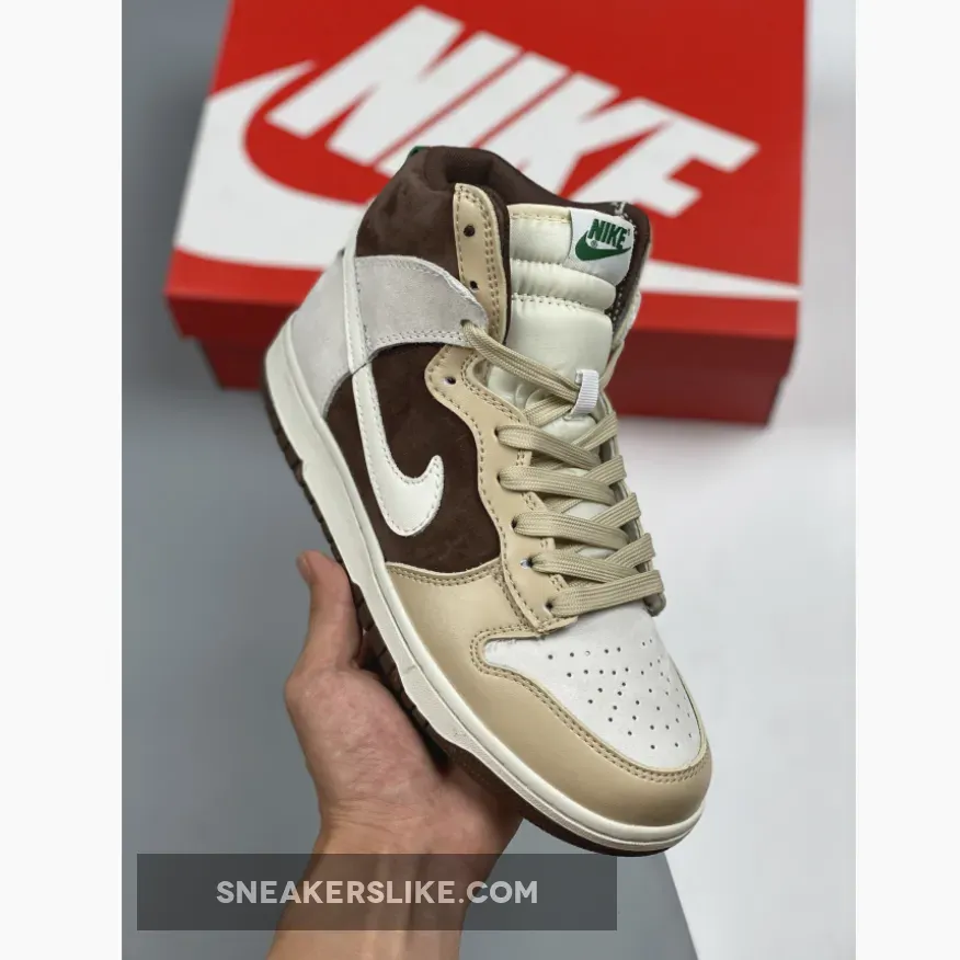 Nike Dunk High Premium 'Light Chocolate' DH5348-100‬ #light chocolate nike