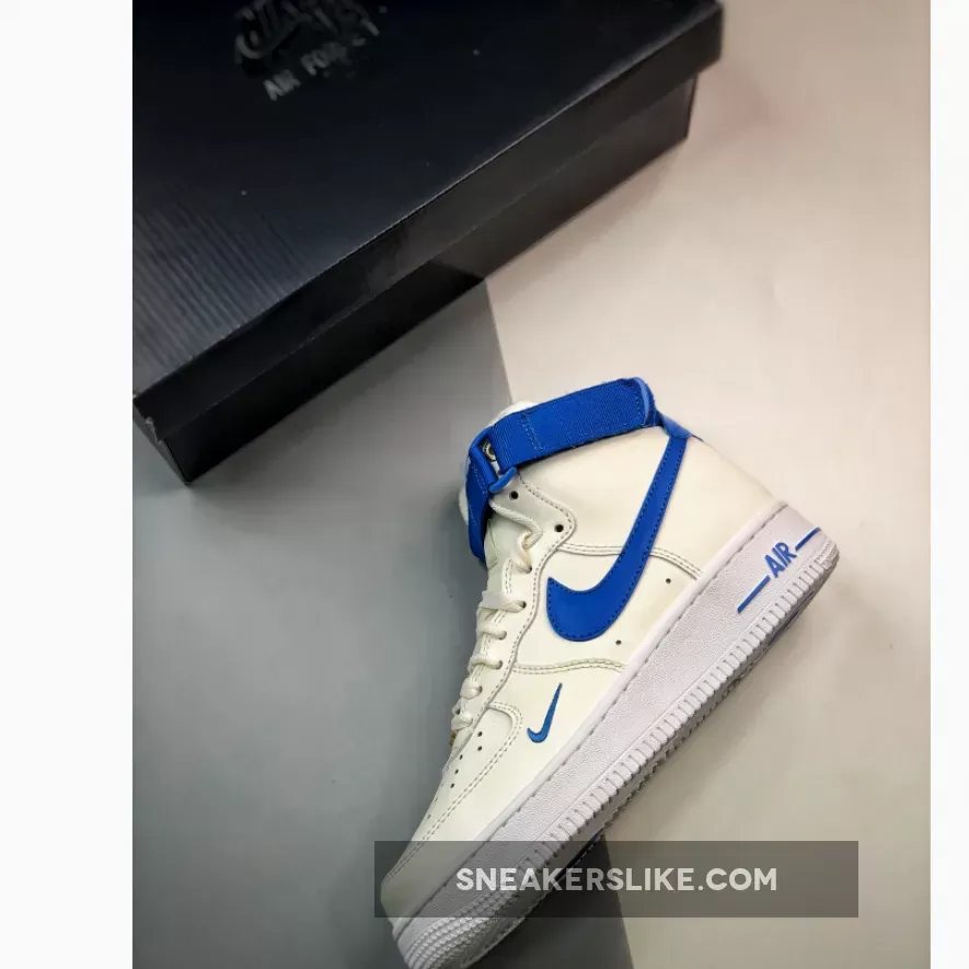 Nike Air Force 1 High 40th Anniversary White Blue DQ7584-100 Online