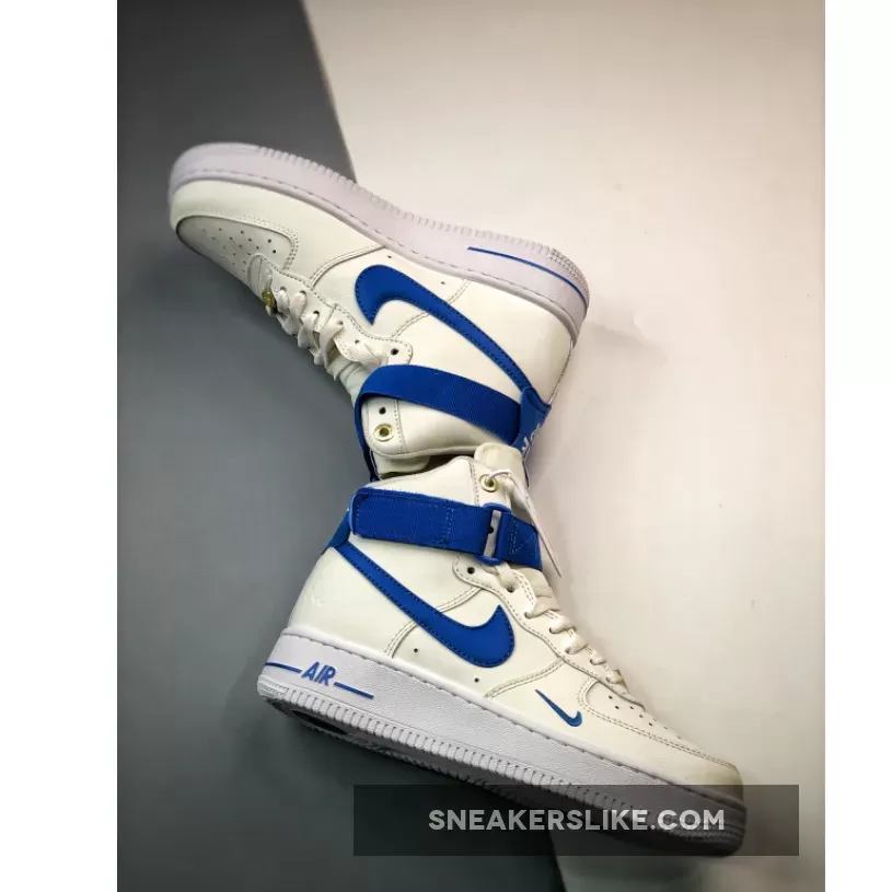 Nike Air Force 1 High 40th Anniversary White Blue DQ7584-100 Online