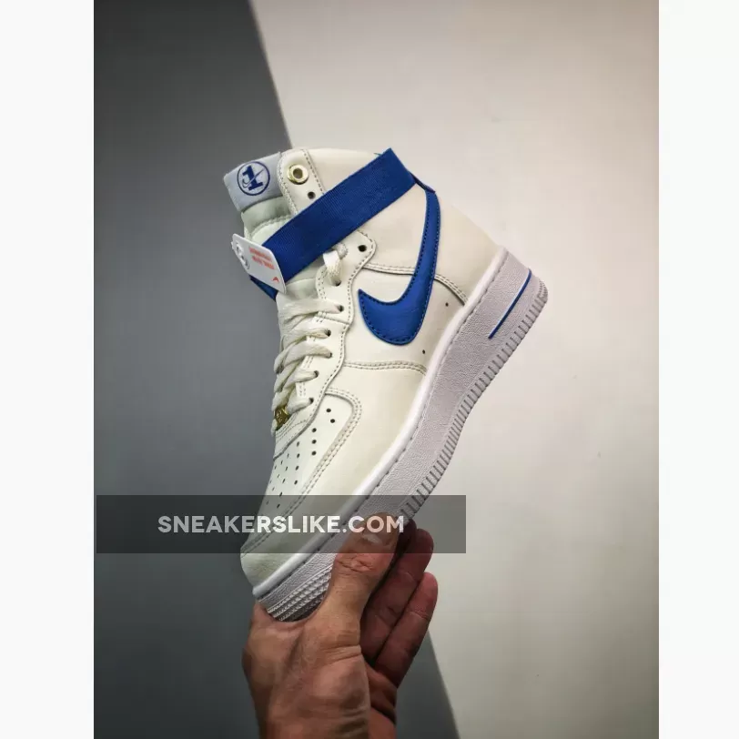 Nike Air Force 1 High 40th Anniversary White Blue DQ7584-100 Online