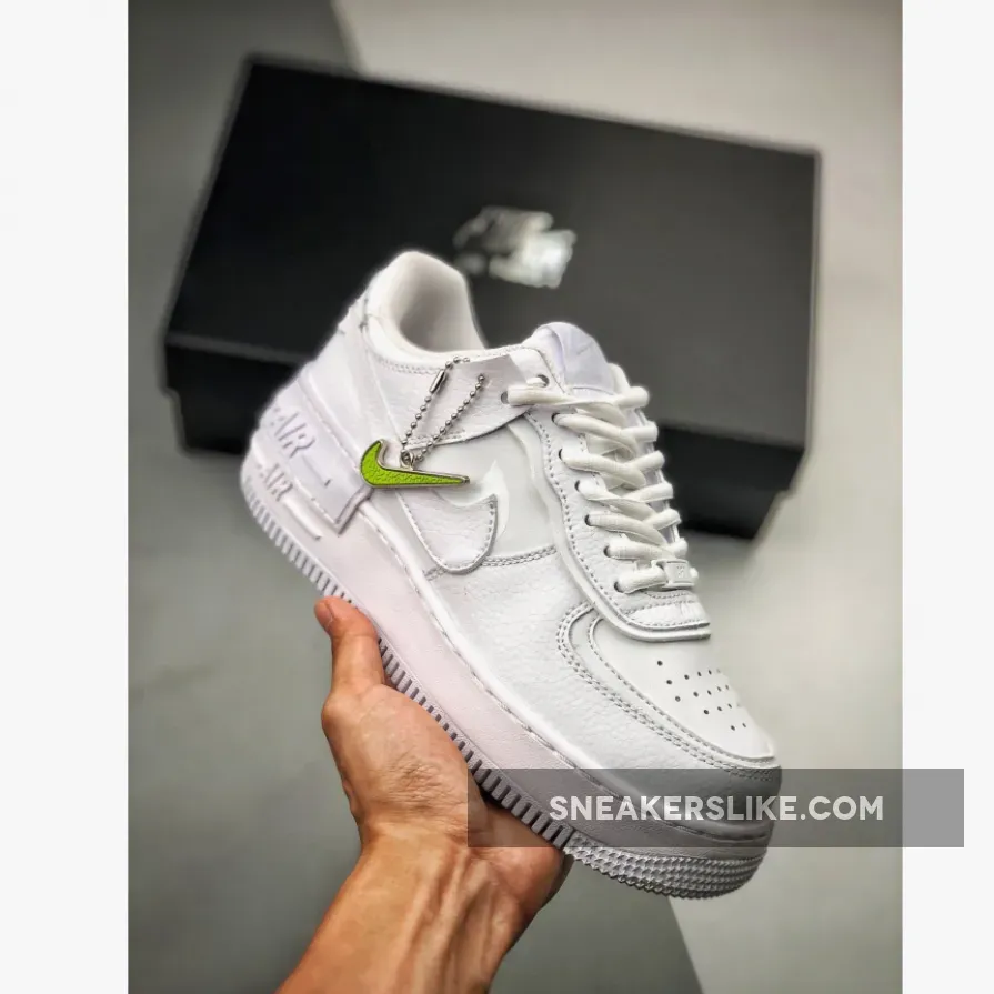 Nike Air Force 1 'Shadow' Triple White Ci0919-100