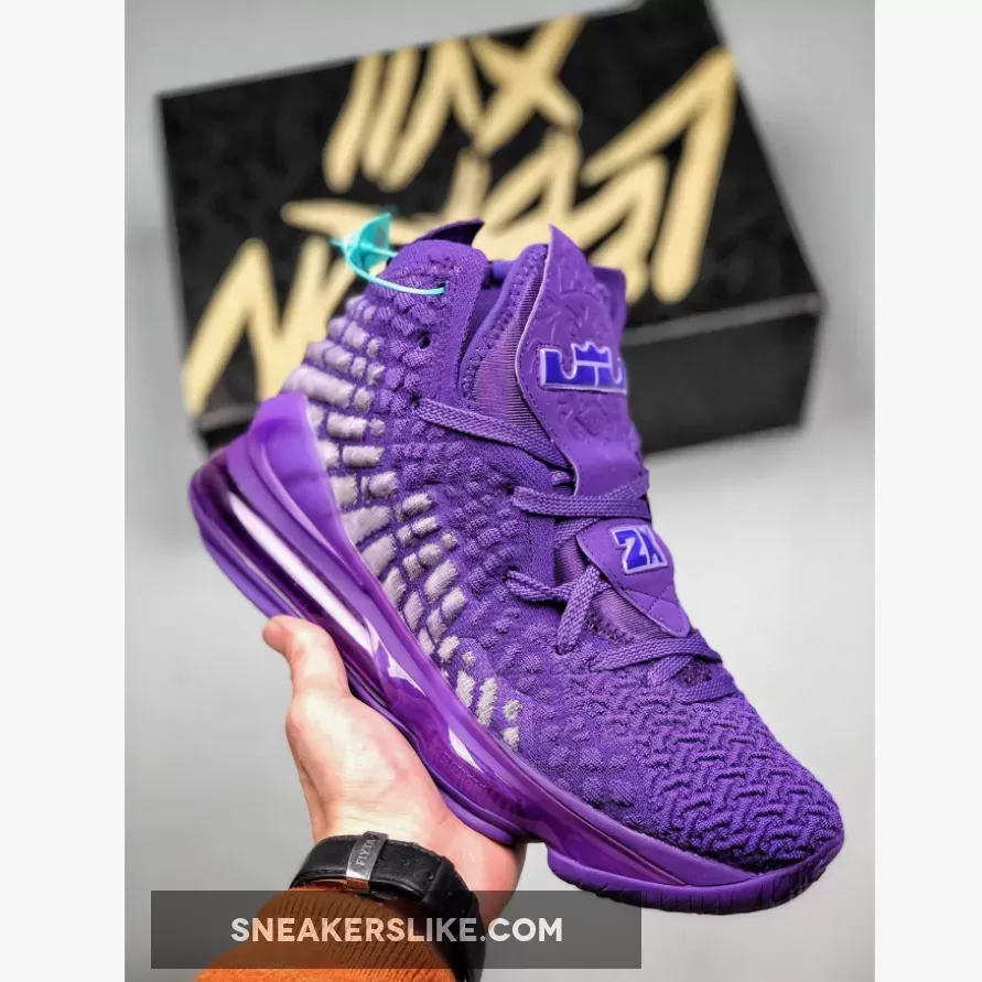 Nike LeBron 17 'Bron 2K' Purple BQ3177-500 purple lebron 17