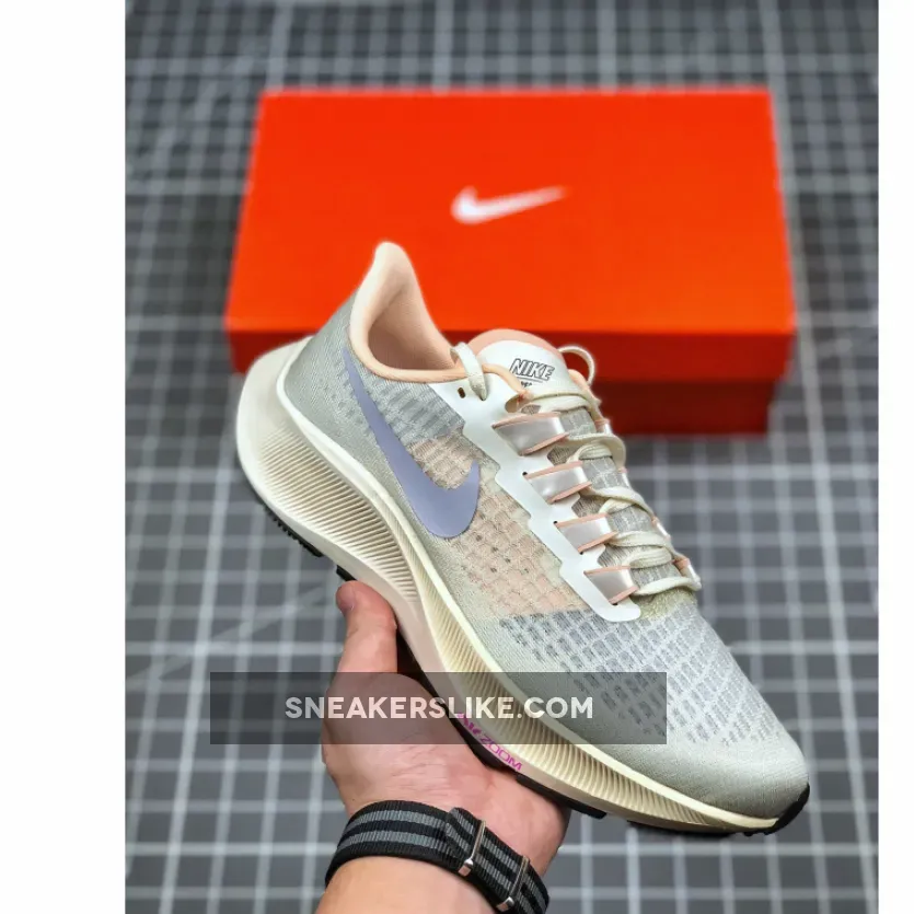 Nike Air Zoom Pegasus 37 Pale Ivory/Barely Volt/Sail Women's Running Shoe Womens Pegasus 37