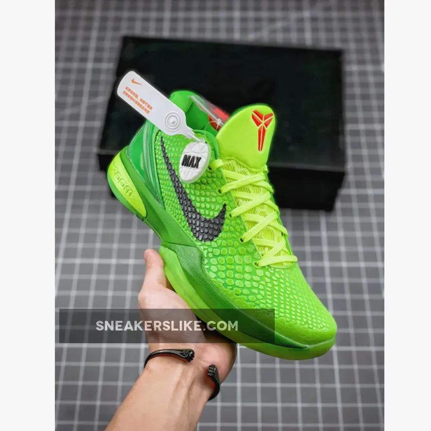 Nike Kobe 6 Protro 'Grinch' Green Apple/Volt-Crimson-Black CW2190-300 - green grinch kobes