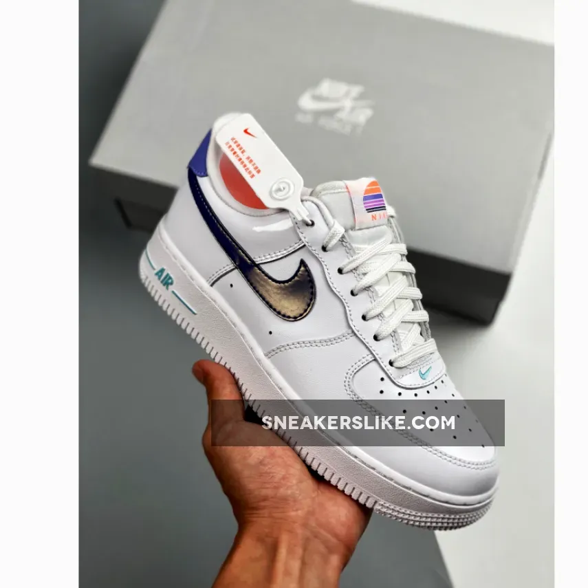 Nike Air Force 1 Low 'Tropical Resorts' White DC8188-100 Nike Air Force 1 Dark Purple