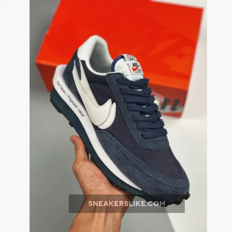 Fragment x Sacai x Nike LDWaffle Blue Void/Obsidian/White / fragment sacai