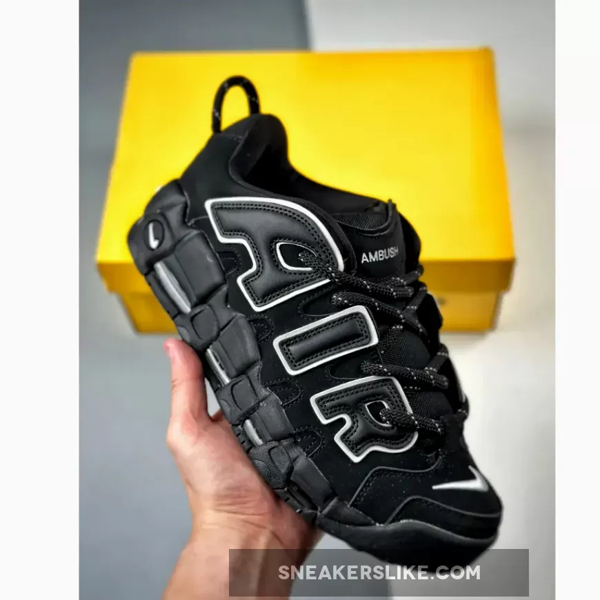 AMBUSH X Nike Air More Uptempo Low Black/White Online
