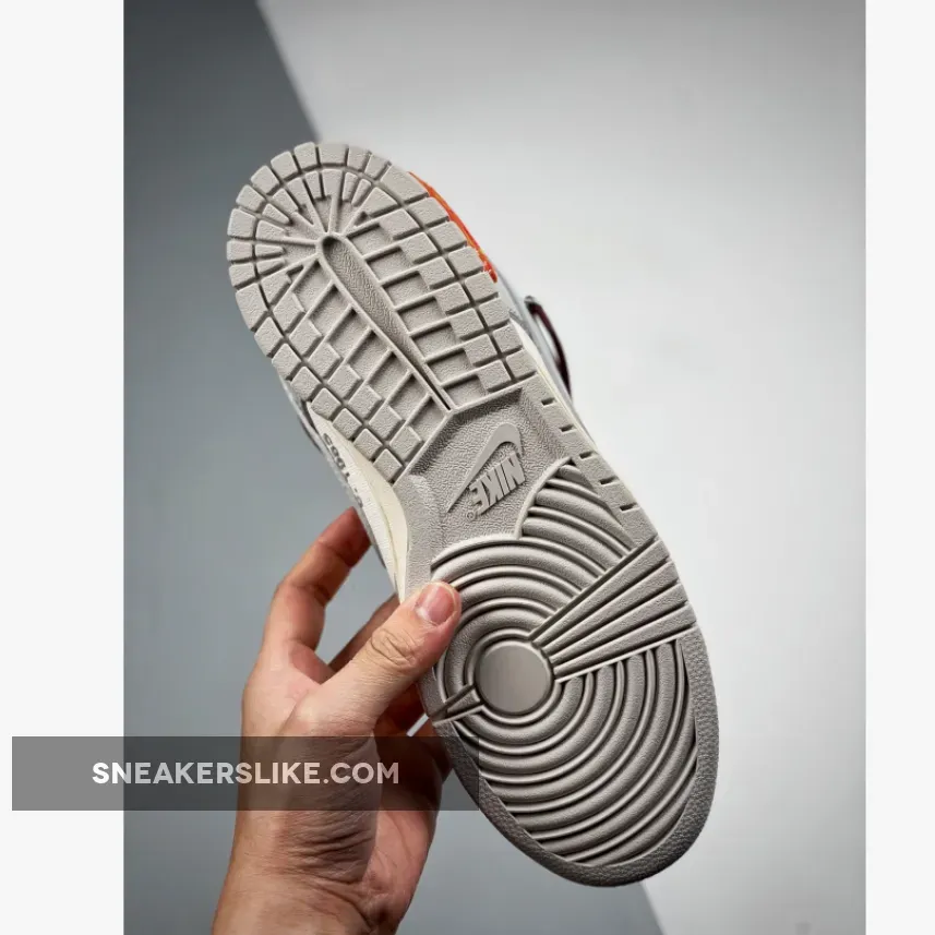 Off-White x Nike Dunk Low '46 of 50' Sail Grey #off white grey dunks