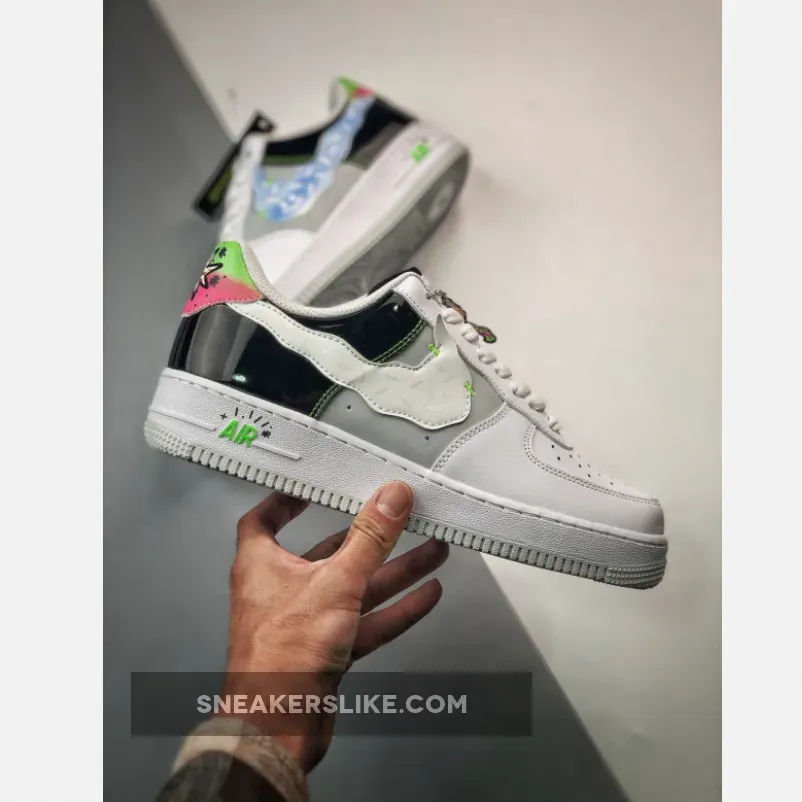 Nike Air Force 1 Low Pop Art White/Black DV1229-111 / air force 1 art