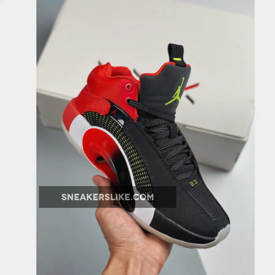 Air Jordan 35 'CNY' Black/University Red-Yellow aj 35 cny