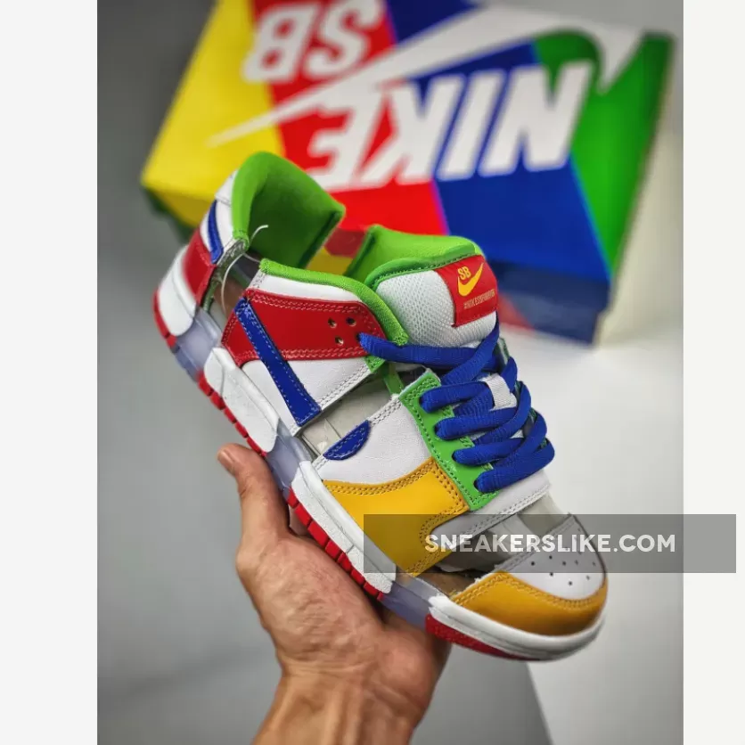 eBay x Nike SB Dunk Low Sandy Bodecker White/Red-Blue / dunk low sb 'sandy bodecker'
