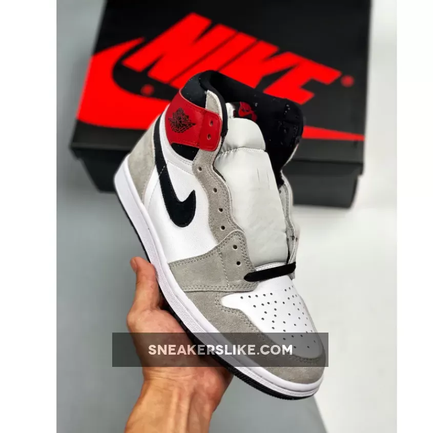 Air Jordan 1 Retro High OG 'Light Smoke Grey' 555088-126 #aj 1 high smoke grey