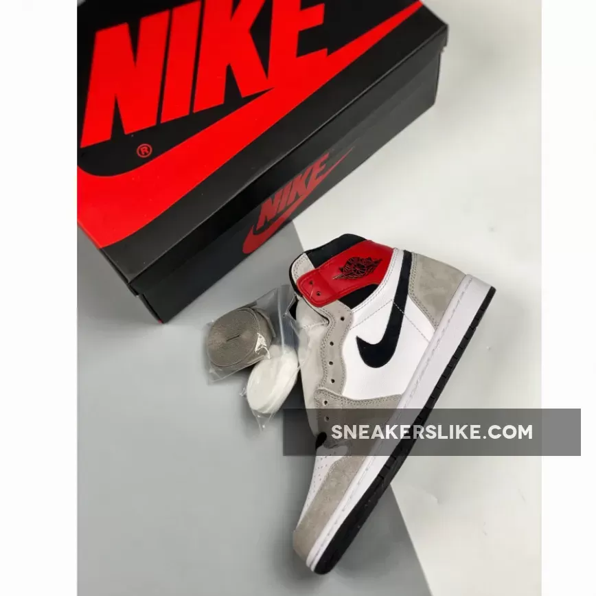 Air Jordan 1 Retro High OG 'Light Smoke Grey' 555088-126 #aj 1 high smoke grey