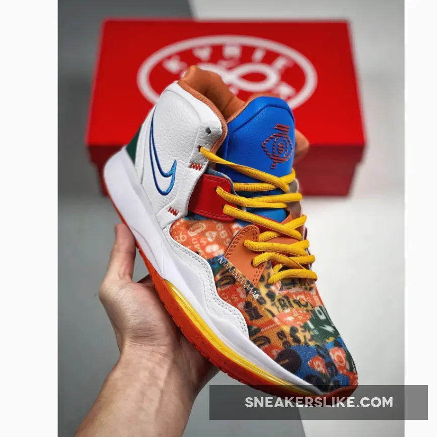 Nike Kyrie 8 White Multi-Color - nike kyrie 3 white chrome