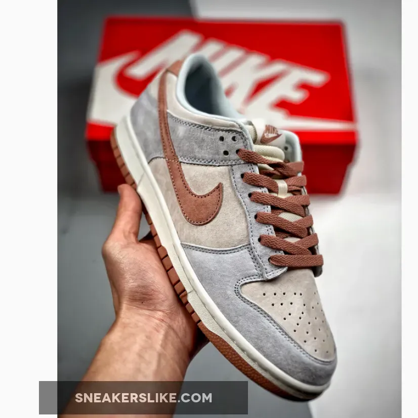 Nike Dunk Low Phantom/Fossil Rose-Aura-White DH7577-001 / women's nike phantom