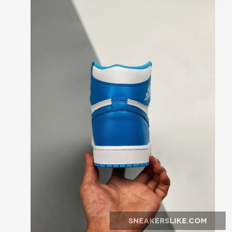 Air Jordan 1 Retro High OG 'UNC' White/Light Powder Blue #jordan 1 light blue and white