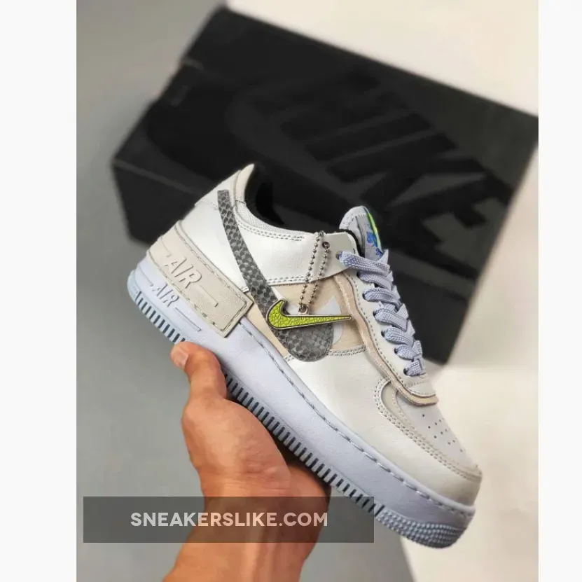 Nike Air Force 1 Shadow Snakeskin Blue air force 1 snakeskin blue