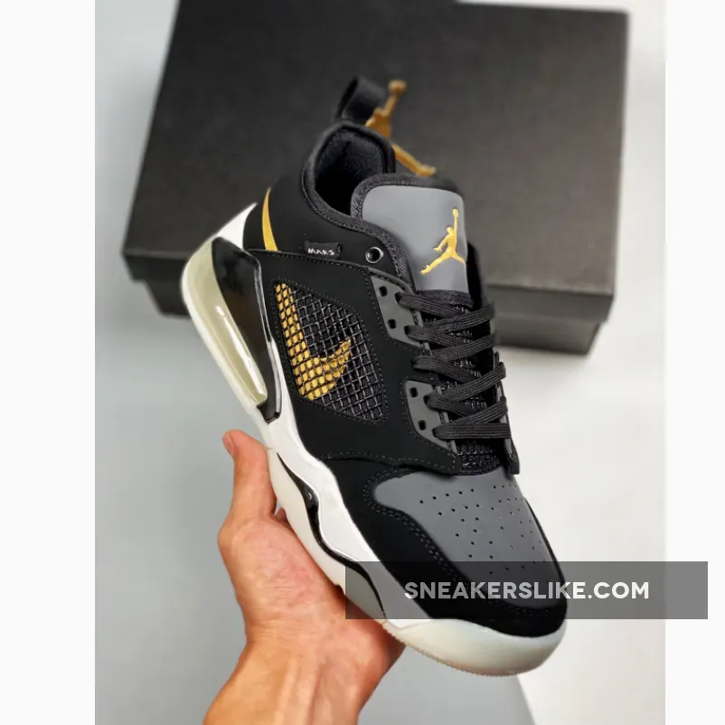 Jordan Mars 270 Low Black/Metallic Gold CK1196-017 / jordan 270 mars