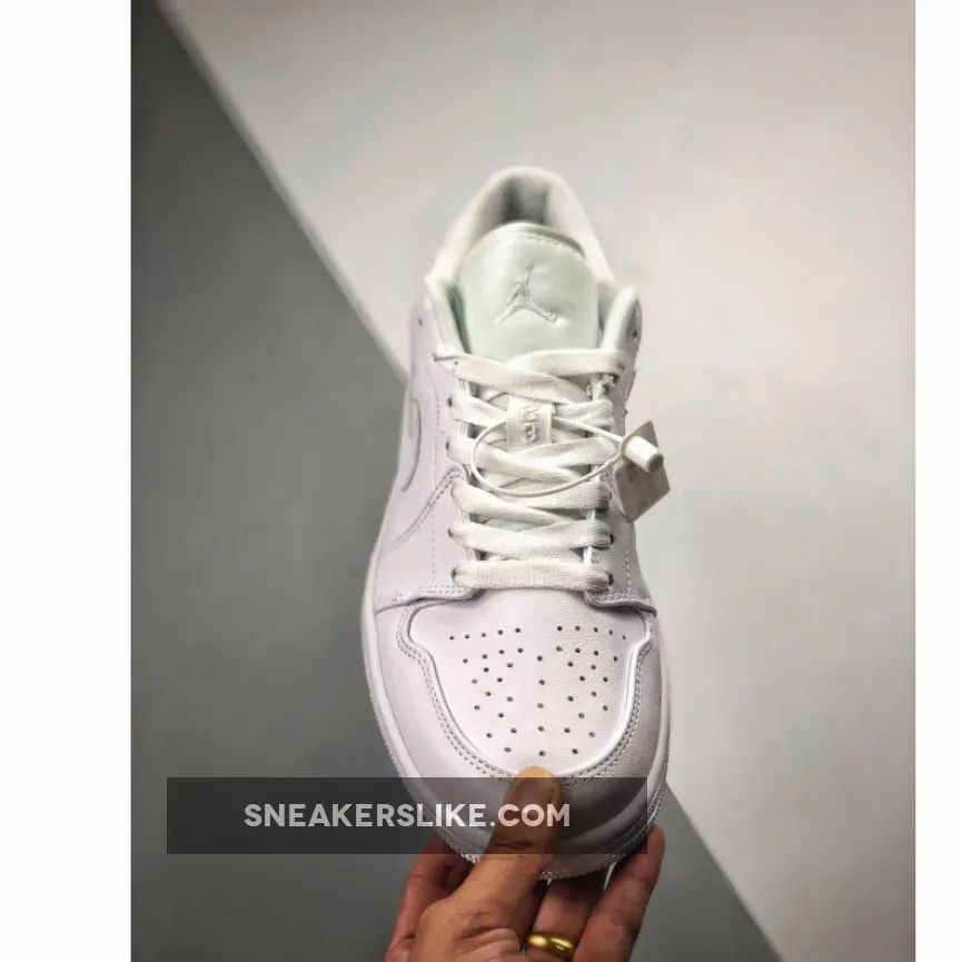 Air Jordan 1 Low Triple White 553558-112