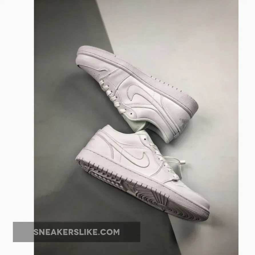Air Jordan 1 Low Triple White 553558-112
