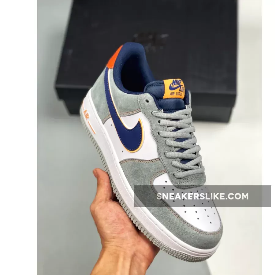 Nike Air Force 1 Low Grey White Navy Restock