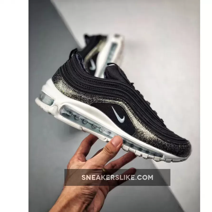 Ladies Size Nike Air Max 97 Pinnacle QS 'Ornament' Black-Glacier Blue / nike sneaker ornament
