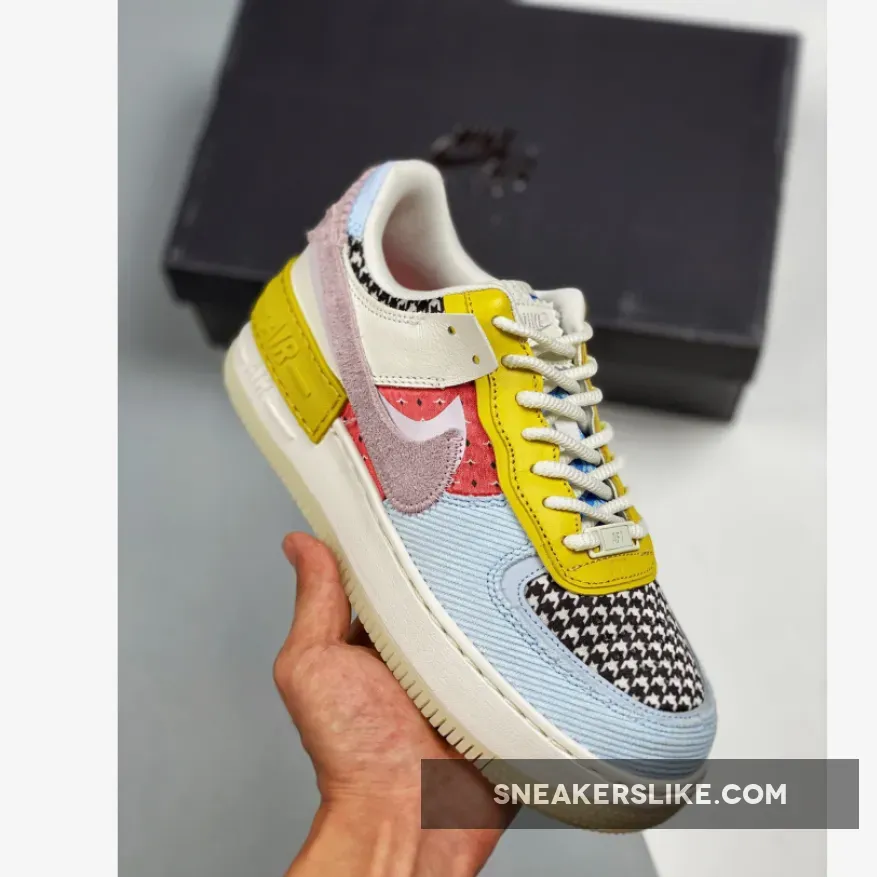 Nike Air Force 1 Shadow Multi Patterns - women air force 1 shadow