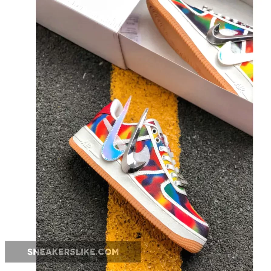 Travis Scott X Nike Air Force 1 Low Custom 'Sail' New Releases