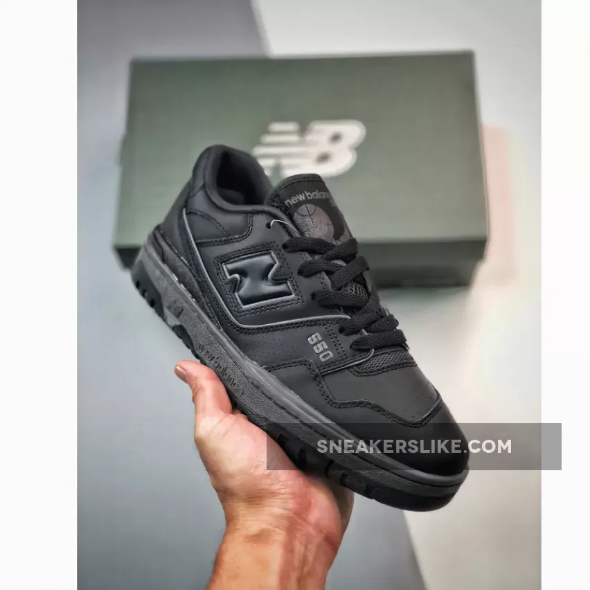 Kids New Balance 550 Triple Black BB550BBB