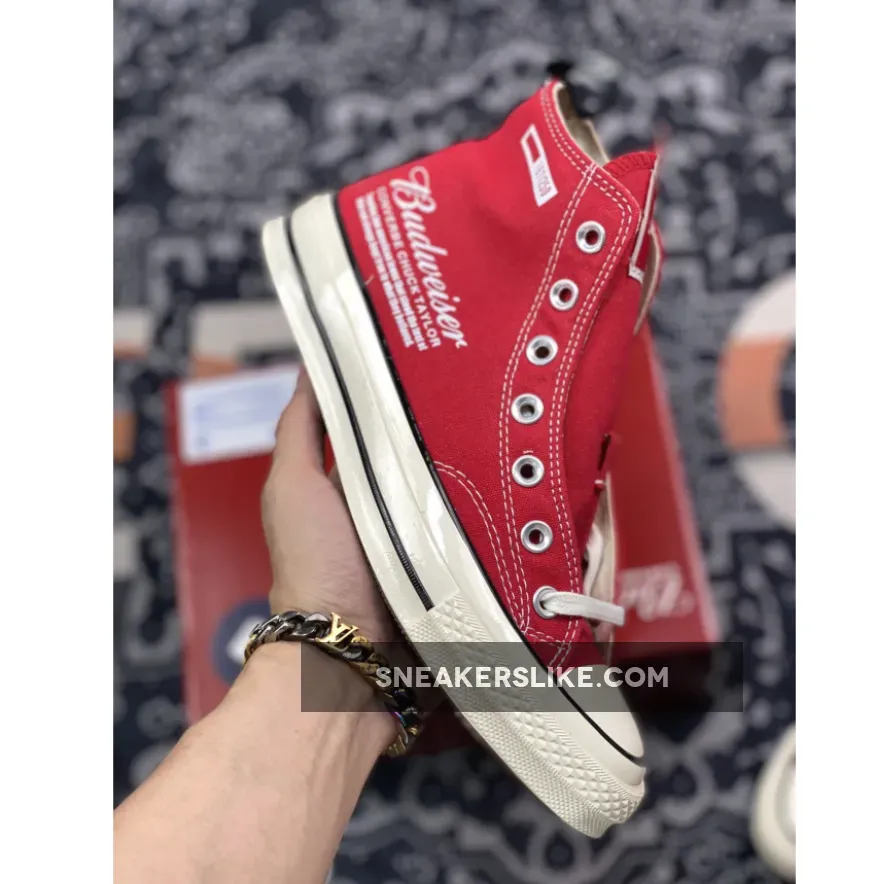 Budweiser X Converse Chuck 70 Red White For Sale