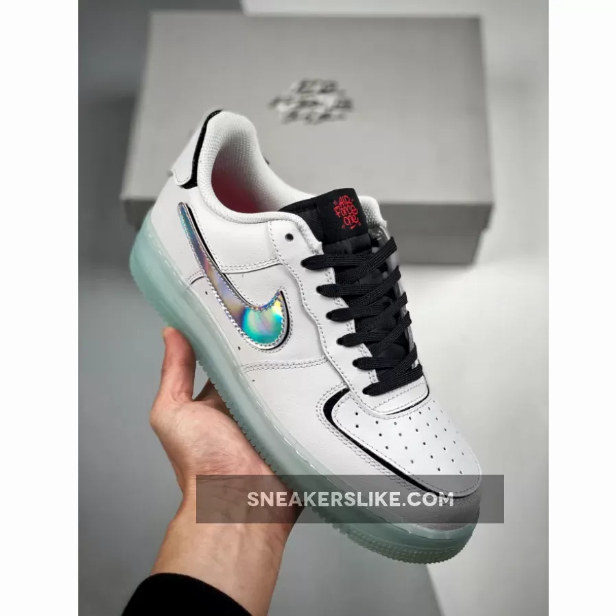 Nike Air Force 1/1 'My Game Is Money' White Black Silver #air moneys nike