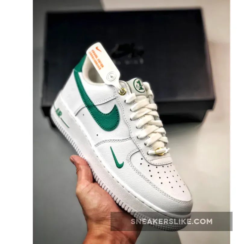 Nike Air Force 1 Low Sail/Malachite-White-Metallic Gold DQ7658-101 Air Force 1 Malachite