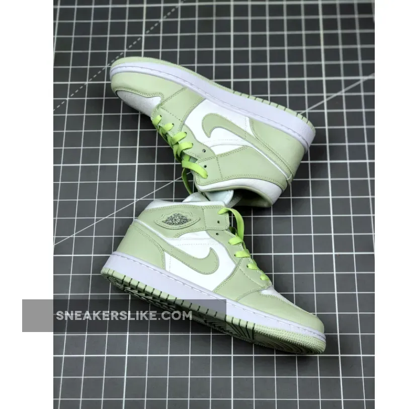 Air Jordan 1 Mid Spruce Aura White WMNS CV5280-103