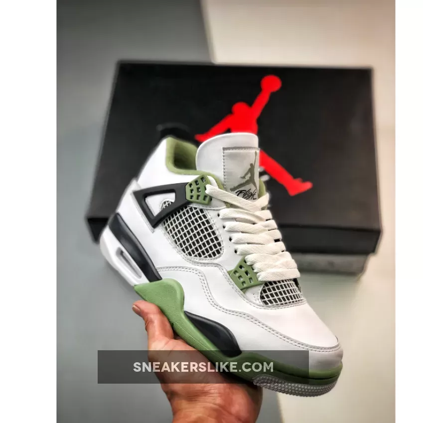Air Jordan 4 Seafoam AQ9129-103 jordan 4 seafoam green