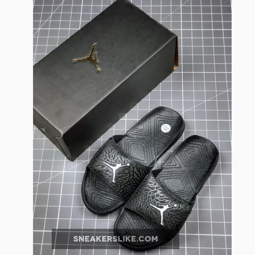 Air Jordan Hydro 7 Triple Black Slippers BQ6290-016 Outlet