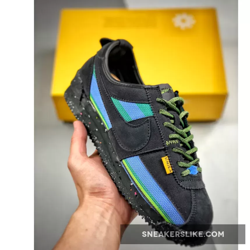 Union X Nike Cortez Black/Blue-Green DR1413-001 Cortez Union