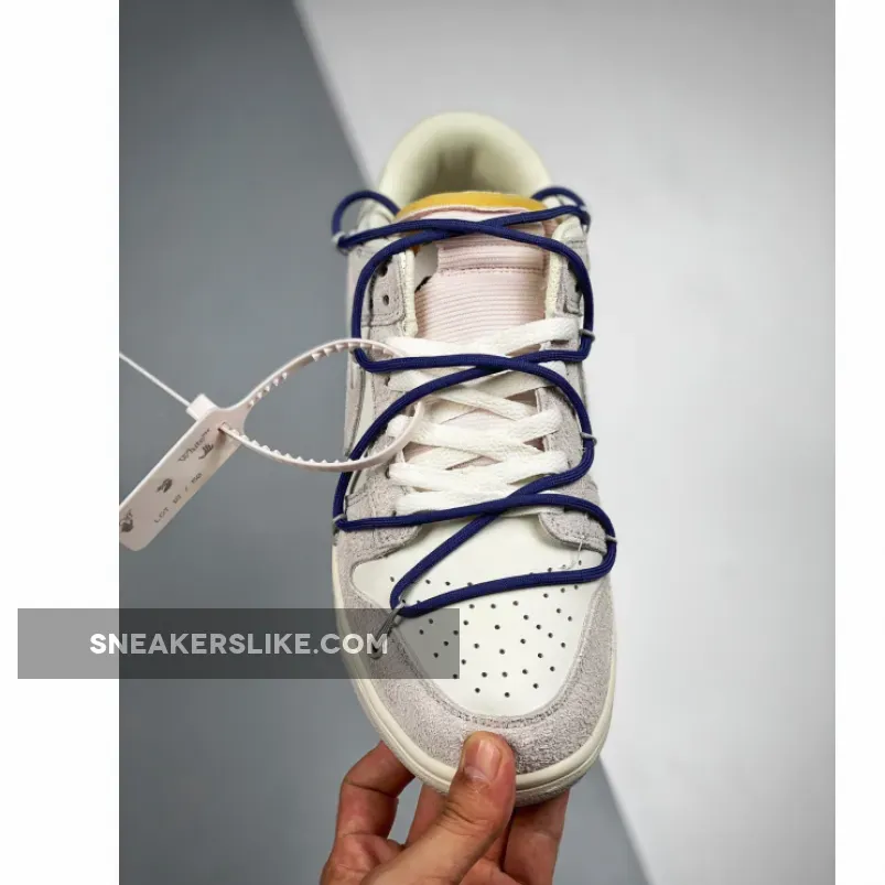 Off-White x Nike Dunk Low '18 To 50' Sail/Neutral Grey / dj0950