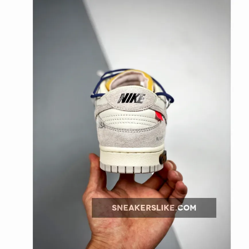 Off-White x Nike Dunk Low '18 To 50' Sail/Neutral Grey / dj0950