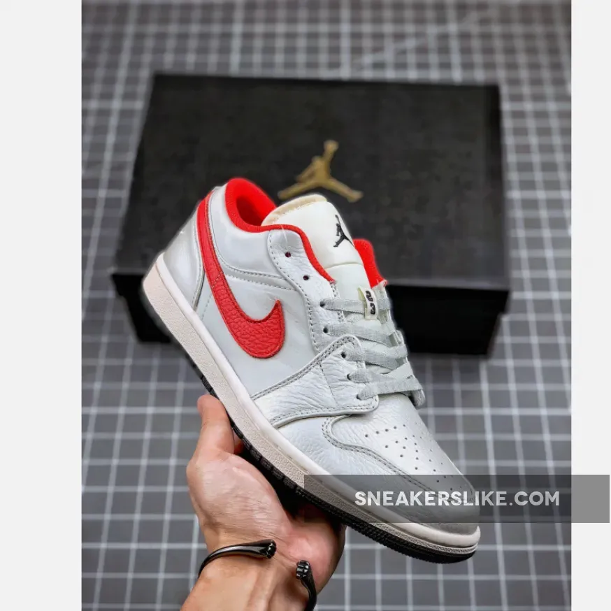 Air Jordan 1 Low White Red DA4668-001 Online