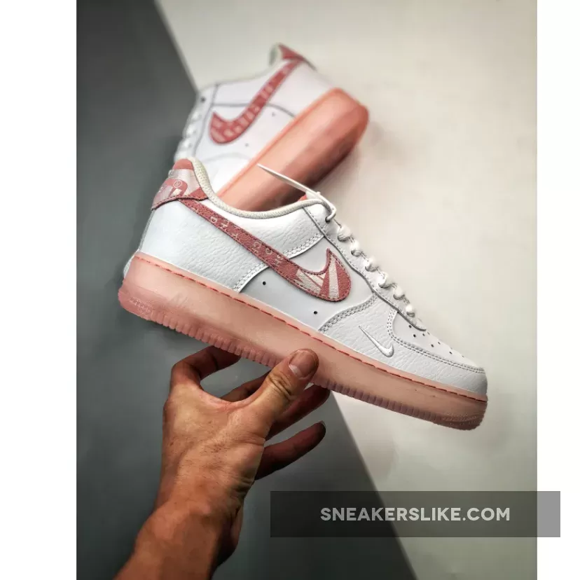 Nike Air Force 1 Low 'Overbranded' White Pink / white nike air force womens