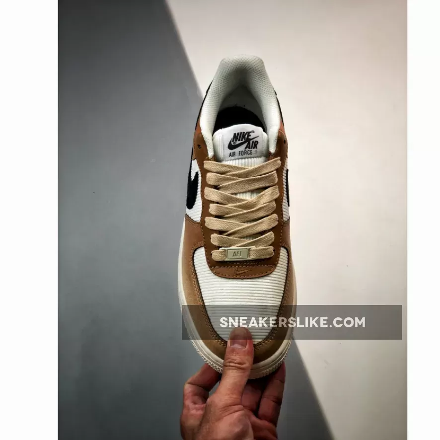 Nike Air Force 1 'Mushroom' White/Brown-Black DO6682-200 Ale Brown And Sanddrift