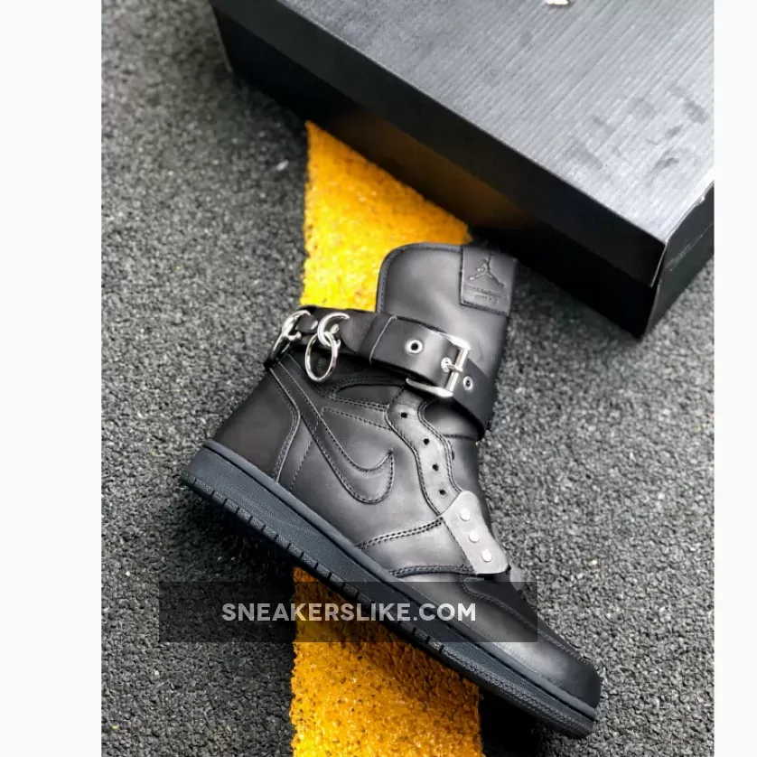 Comme Des Garcons X Air Jordan 1 High Black CN5738-001 - cdg jordan 1