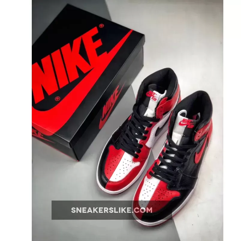 Air Jordan 1 Patent Leather Banned 861428-061 / red black and white 1's