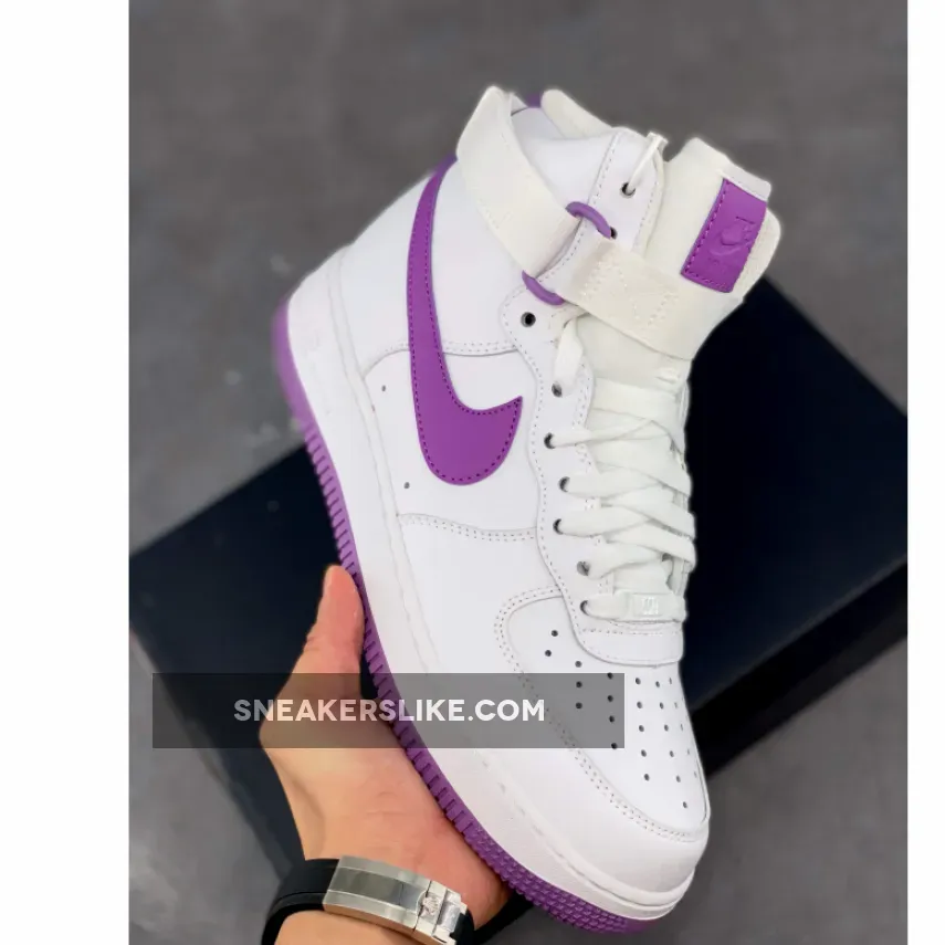 Nike Air Force 1 High 'White Dark Orchid' 334031-112 To Buy
