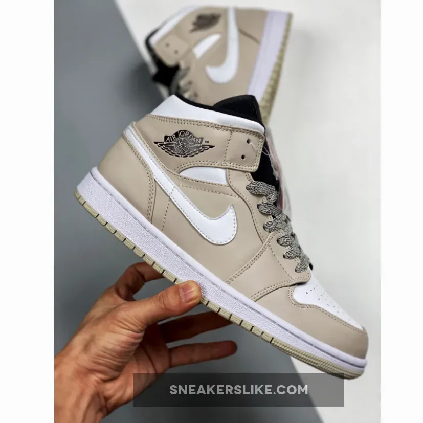 Air Jordan 1 Desert Air Jordan 1 Mid Desert Sand/Black/White